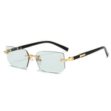 Rimless Rectangle Sunglasses - GoShopsy